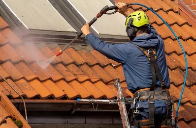 Démoussage et hydrofuge de toiture à Antignac